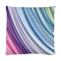 Rainbow Stripes Standard Cushion Case (two Sides) by Dazzleway