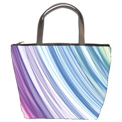 Rainbow Stripes Bucket Bag by Dazzleway