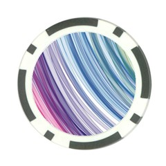 Rainbow Stripes Poker Chip Card Guard (10 Pack) by Dazzleway