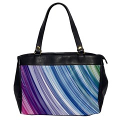 Rainbow Stripes Oversize Office Handbag by Dazzleway