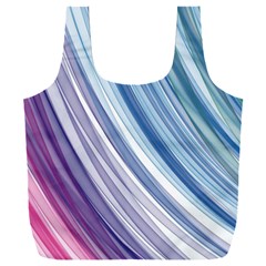 Rainbow Stripes Full Print Recycle Bag (xxxl) by Dazzleway