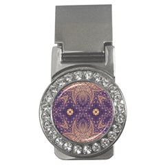 Gold And Purple Money Clips (cz)  by Dazzleway