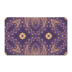 Gold And Purple Magnet (rectangular) by Dazzleway