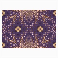 Gold And Purple Large Glasses Cloth by Dazzleway