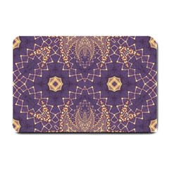 Gold And Purple Small Doormat  by Dazzleway