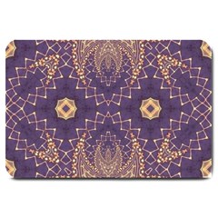 Gold And Purple Large Doormat  by Dazzleway