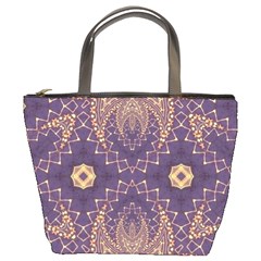 Gold And Purple Bucket Bag by Dazzleway