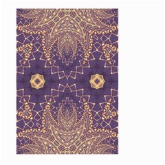 Gold And Purple Large Garden Flag (two Sides) by Dazzleway