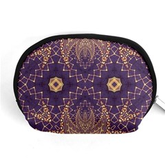 Gold And Purple Accessory Pouch (medium) by Dazzleway