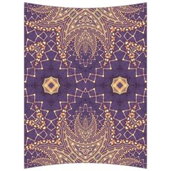 Gold And Purple Back Support Cushion by Dazzleway