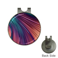 Metallic Rainbow Hat Clips With Golf Markers by Dazzleway