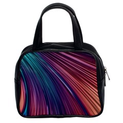 Metallic Rainbow Classic Handbag (two Sides) by Dazzleway