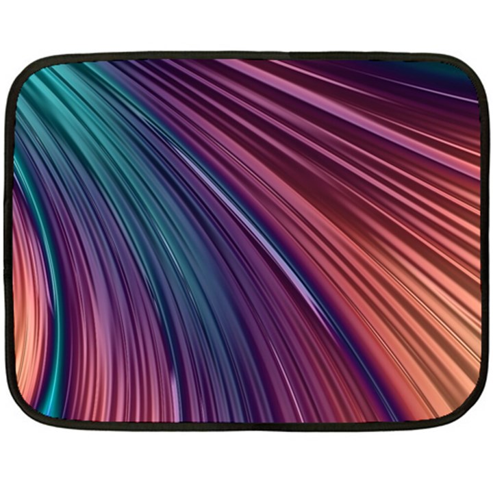 Metallic rainbow Fleece Blanket (Mini)