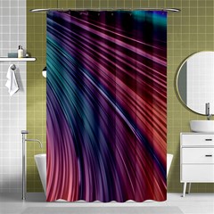 Metallic Rainbow Shower Curtain 48  X 72  (small)  by Dazzleway