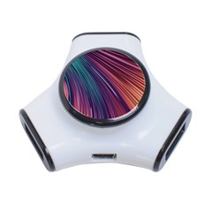 Metallic Rainbow 3-port Usb Hub by Dazzleway