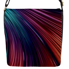 Metallic Rainbow Flap Closure Messenger Bag (s) by Dazzleway