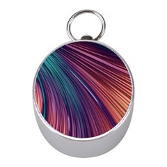 Metallic Rainbow Mini Silver Compasses by Dazzleway