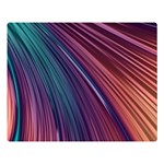 Metallic rainbow Double Sided Flano Blanket (Large)  80 x60  Blanket Front