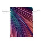 Metallic rainbow Lightweight Drawstring Pouch (S) Front