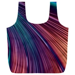 Metallic Rainbow Full Print Recycle Bag (xxl) by Dazzleway