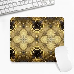 Black And Gold Large Mousepads by Dazzleway