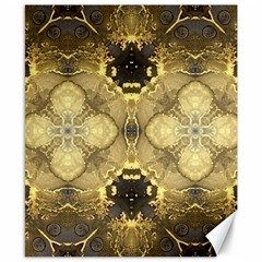 Black And Gold Canvas 8  X 10  by Dazzleway