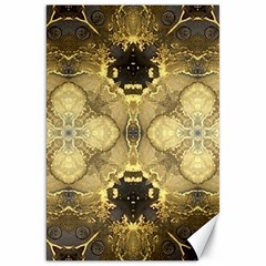 Black And Gold Canvas 20  X 30  by Dazzleway