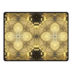 Black And Gold Fleece Blanket (small) by Dazzleway