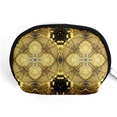 Black And Gold Accessory Pouch (medium) by Dazzleway