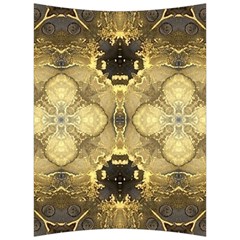 Black And Gold Back Support Cushion by Dazzleway