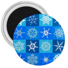 Snowflakes 3  Magnets by Sobalvarro