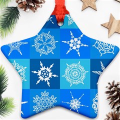 Snowflakes Ornament (star) by Sobalvarro