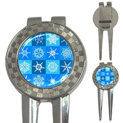 Snowflakes 3-in-1 Golf Divots by Sobalvarro