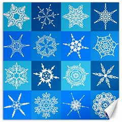 Snowflakes Canvas 12  X 12  by Sobalvarro