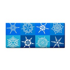 Snowflakes Hand Towel by Sobalvarro