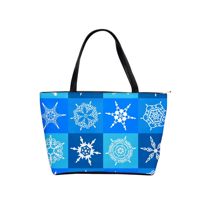 Snowflakes Classic Shoulder Handbag