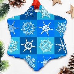 Snowflakes Snowflake Ornament (two Sides) by Sobalvarro