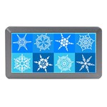 Snowflakes Memory Card Reader (Mini) Front