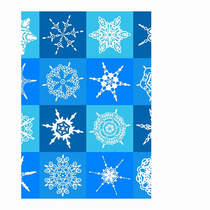 Snowflakes Small Garden Flag (Two Sides)