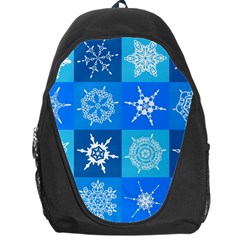 Snowflakes Backpack Bag by Sobalvarro