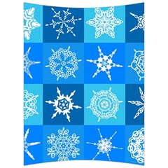 Snowflakes Back Support Cushion by Sobalvarro