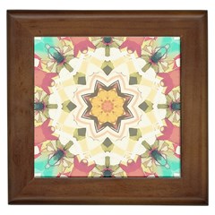 Cute Kaleidoscope Framed Tile by Dazzleway