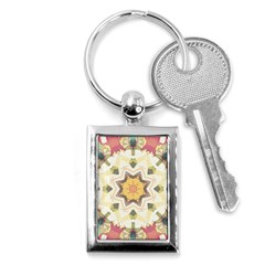 Cute Kaleidoscope Key Chain (rectangle) by Dazzleway