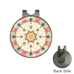 Cute Kaleidoscope Hat Clips With Golf Markers by Dazzleway