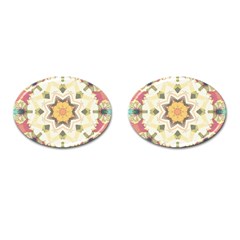 Cute Kaleidoscope Cufflinks (oval) by Dazzleway