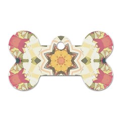 Cute Kaleidoscope Dog Tag Bone (one Side) by Dazzleway