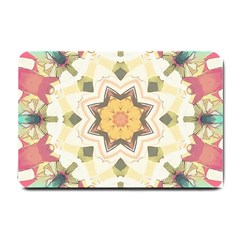 Cute kaleidoscope Small Doormat 