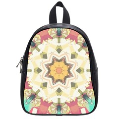 Cute Kaleidoscope School Bag (small) by Dazzleway