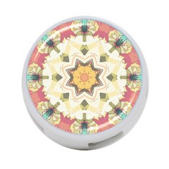 Cute Kaleidoscope 4-port Usb Hub (one Side) by Dazzleway