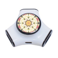 Cute Kaleidoscope 3-port Usb Hub by Dazzleway